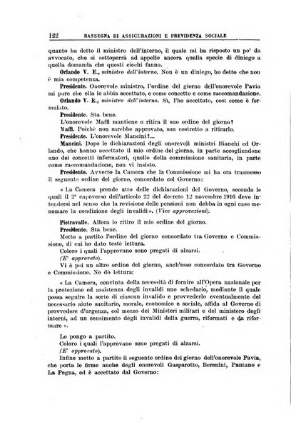 Rassegna di assicurazioni e previdenza sociale bollettino mensile della Cassa nazionale d'assicurazione per gli infortuni degli operai sul lavoro