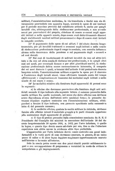 Rassegna di assicurazioni e previdenza sociale bollettino mensile della Cassa nazionale d'assicurazione per gli infortuni degli operai sul lavoro