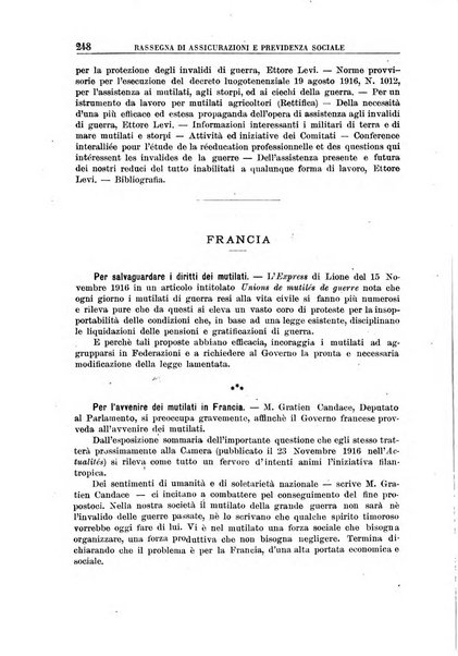 Rassegna di assicurazioni e previdenza sociale bollettino mensile della Cassa nazionale d'assicurazione per gli infortuni degli operai sul lavoro