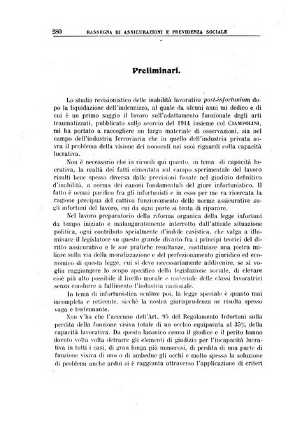 Rassegna di assicurazioni e previdenza sociale bollettino mensile della Cassa nazionale d'assicurazione per gli infortuni degli operai sul lavoro