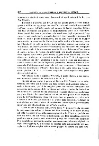 Rassegna di assicurazioni e previdenza sociale bollettino mensile della Cassa nazionale d'assicurazione per gli infortuni degli operai sul lavoro