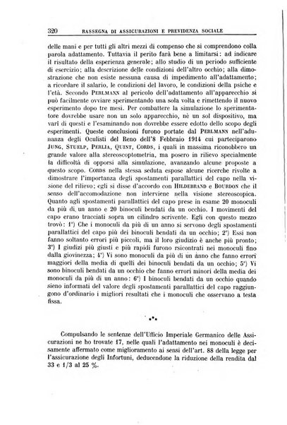 Rassegna di assicurazioni e previdenza sociale bollettino mensile della Cassa nazionale d'assicurazione per gli infortuni degli operai sul lavoro