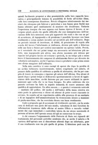 Rassegna di assicurazioni e previdenza sociale bollettino mensile della Cassa nazionale d'assicurazione per gli infortuni degli operai sul lavoro