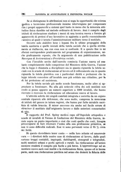 Rassegna di assicurazioni e previdenza sociale bollettino mensile della Cassa nazionale d'assicurazione per gli infortuni degli operai sul lavoro