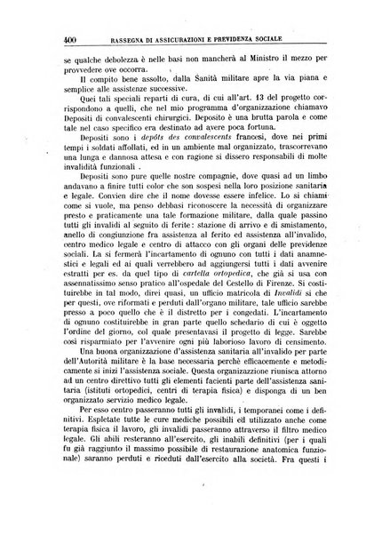 Rassegna di assicurazioni e previdenza sociale bollettino mensile della Cassa nazionale d'assicurazione per gli infortuni degli operai sul lavoro