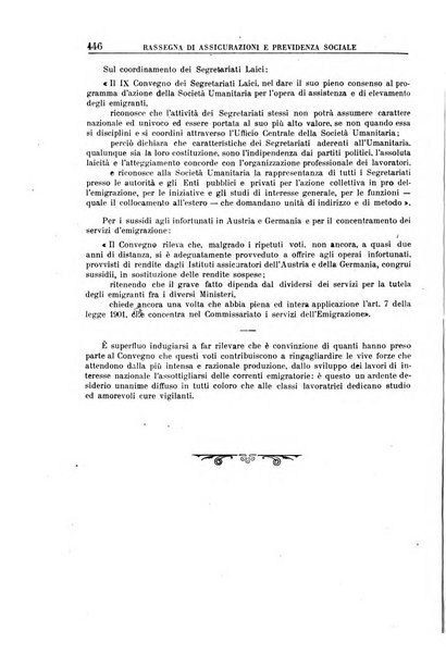 Rassegna di assicurazioni e previdenza sociale bollettino mensile della Cassa nazionale d'assicurazione per gli infortuni degli operai sul lavoro