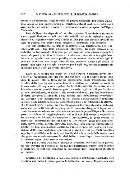 Rassegna di assicurazioni e previdenza sociale bollettino mensile della Cassa nazionale d'assicurazione per gli infortuni degli operai sul lavoro