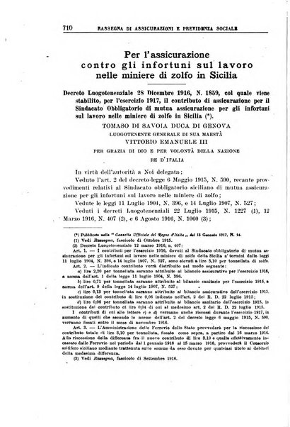 Rassegna di assicurazioni e previdenza sociale bollettino mensile della Cassa nazionale d'assicurazione per gli infortuni degli operai sul lavoro