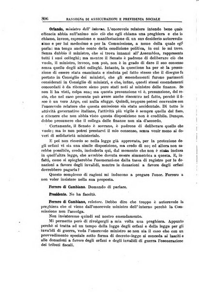 Rassegna di assicurazioni e previdenza sociale bollettino mensile della Cassa nazionale d'assicurazione per gli infortuni degli operai sul lavoro