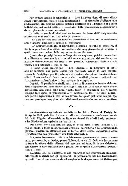 Rassegna di assicurazioni e previdenza sociale bollettino mensile della Cassa nazionale d'assicurazione per gli infortuni degli operai sul lavoro