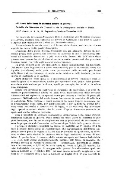 Rassegna di assicurazioni e previdenza sociale bollettino mensile della Cassa nazionale d'assicurazione per gli infortuni degli operai sul lavoro