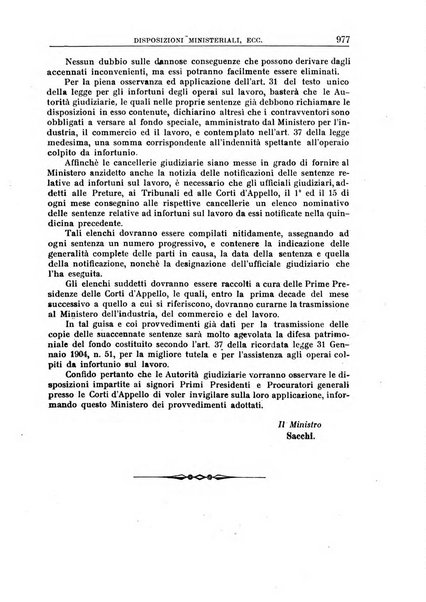 Rassegna di assicurazioni e previdenza sociale bollettino mensile della Cassa nazionale d'assicurazione per gli infortuni degli operai sul lavoro