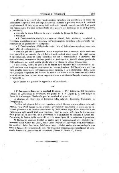 Rassegna di assicurazioni e previdenza sociale bollettino mensile della Cassa nazionale d'assicurazione per gli infortuni degli operai sul lavoro