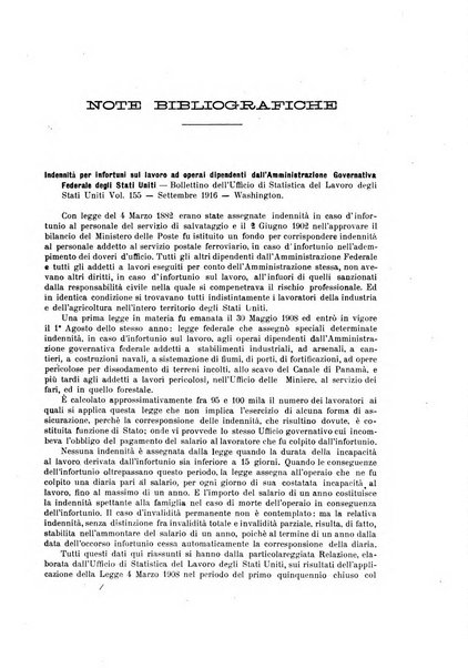 Rassegna di assicurazioni e previdenza sociale bollettino mensile della Cassa nazionale d'assicurazione per gli infortuni degli operai sul lavoro