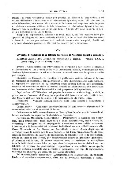 Rassegna di assicurazioni e previdenza sociale bollettino mensile della Cassa nazionale d'assicurazione per gli infortuni degli operai sul lavoro