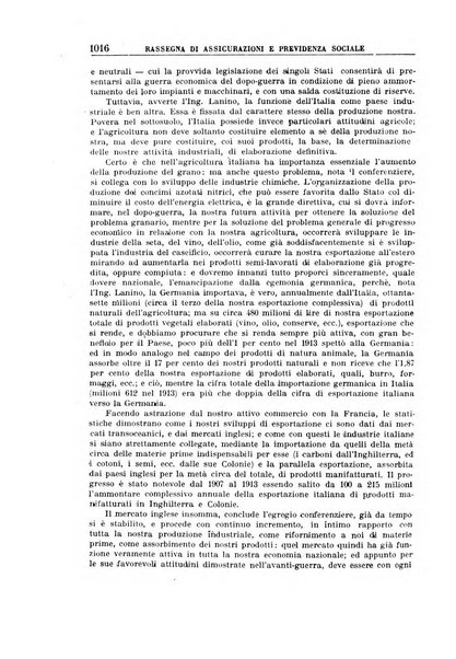 Rassegna di assicurazioni e previdenza sociale bollettino mensile della Cassa nazionale d'assicurazione per gli infortuni degli operai sul lavoro