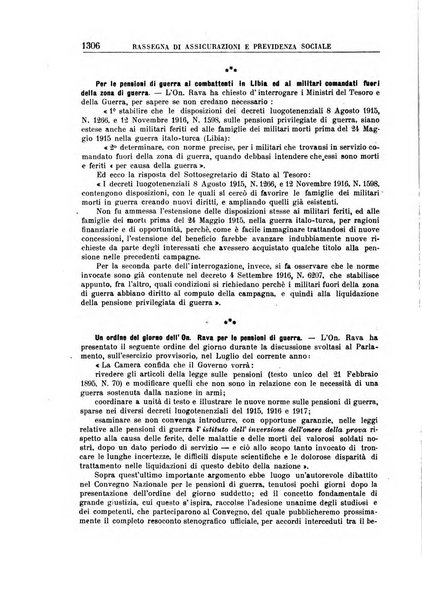 Rassegna di assicurazioni e previdenza sociale bollettino mensile della Cassa nazionale d'assicurazione per gli infortuni degli operai sul lavoro