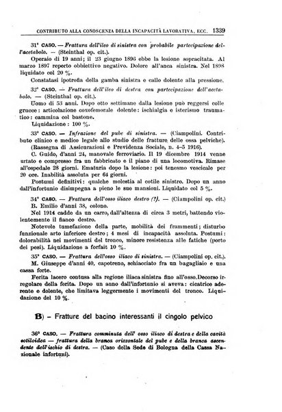 Rassegna di assicurazioni e previdenza sociale bollettino mensile della Cassa nazionale d'assicurazione per gli infortuni degli operai sul lavoro