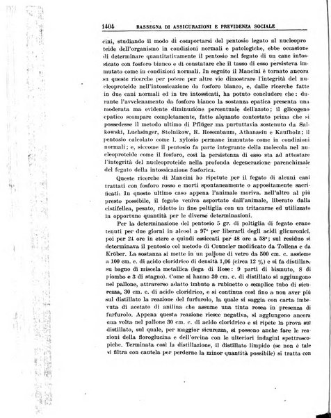 Rassegna di assicurazioni e previdenza sociale bollettino mensile della Cassa nazionale d'assicurazione per gli infortuni degli operai sul lavoro