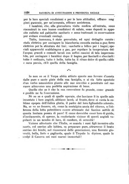 Rassegna di assicurazioni e previdenza sociale bollettino mensile della Cassa nazionale d'assicurazione per gli infortuni degli operai sul lavoro