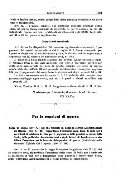 Rassegna di assicurazioni e previdenza sociale bollettino mensile della Cassa nazionale d'assicurazione per gli infortuni degli operai sul lavoro