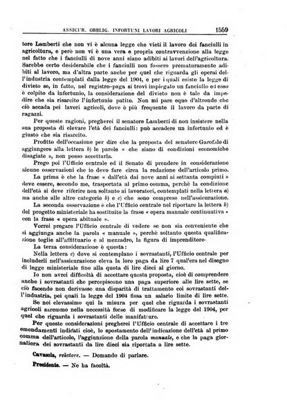 Rassegna di assicurazioni e previdenza sociale bollettino mensile della Cassa nazionale d'assicurazione per gli infortuni degli operai sul lavoro