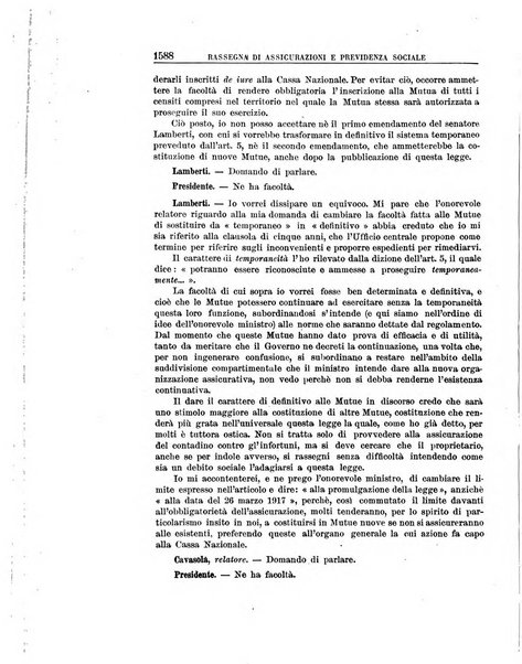 Rassegna di assicurazioni e previdenza sociale bollettino mensile della Cassa nazionale d'assicurazione per gli infortuni degli operai sul lavoro