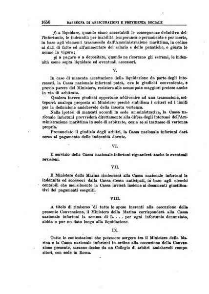 Rassegna di assicurazioni e previdenza sociale bollettino mensile della Cassa nazionale d'assicurazione per gli infortuni degli operai sul lavoro