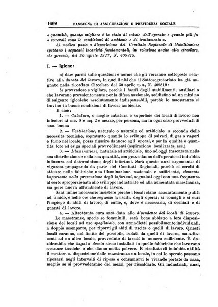 Rassegna di assicurazioni e previdenza sociale bollettino mensile della Cassa nazionale d'assicurazione per gli infortuni degli operai sul lavoro