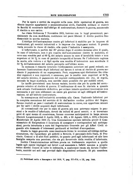 Rassegna di assicurazioni e previdenza sociale bollettino mensile della Cassa nazionale d'assicurazione per gli infortuni degli operai sul lavoro