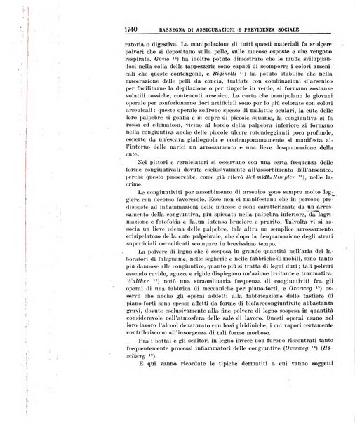 Rassegna di assicurazioni e previdenza sociale bollettino mensile della Cassa nazionale d'assicurazione per gli infortuni degli operai sul lavoro