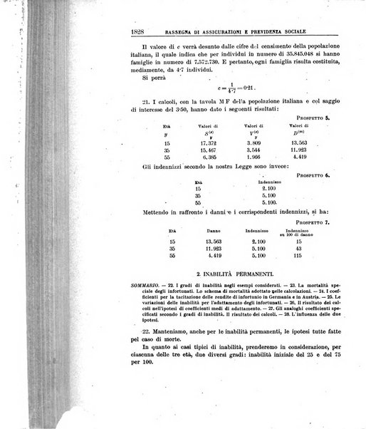 Rassegna di assicurazioni e previdenza sociale bollettino mensile della Cassa nazionale d'assicurazione per gli infortuni degli operai sul lavoro