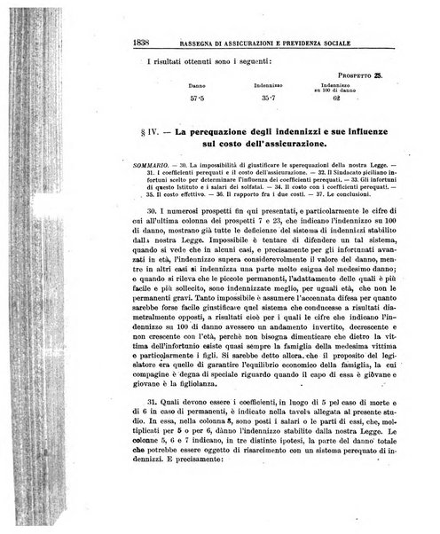 Rassegna di assicurazioni e previdenza sociale bollettino mensile della Cassa nazionale d'assicurazione per gli infortuni degli operai sul lavoro