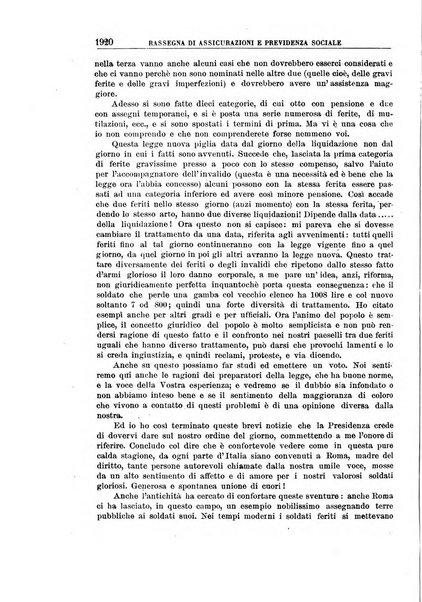 Rassegna di assicurazioni e previdenza sociale bollettino mensile della Cassa nazionale d'assicurazione per gli infortuni degli operai sul lavoro