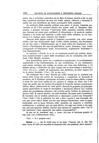 Rassegna di assicurazioni e previdenza sociale bollettino mensile della Cassa nazionale d'assicurazione per gli infortuni degli operai sul lavoro