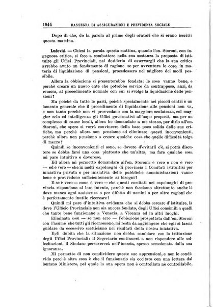 Rassegna di assicurazioni e previdenza sociale bollettino mensile della Cassa nazionale d'assicurazione per gli infortuni degli operai sul lavoro