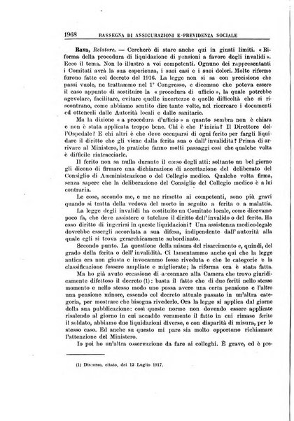 Rassegna di assicurazioni e previdenza sociale bollettino mensile della Cassa nazionale d'assicurazione per gli infortuni degli operai sul lavoro