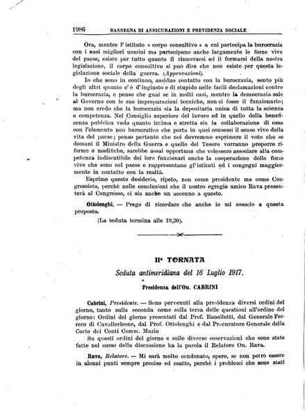 Rassegna di assicurazioni e previdenza sociale bollettino mensile della Cassa nazionale d'assicurazione per gli infortuni degli operai sul lavoro