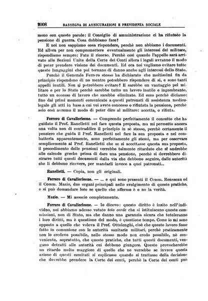 Rassegna di assicurazioni e previdenza sociale bollettino mensile della Cassa nazionale d'assicurazione per gli infortuni degli operai sul lavoro