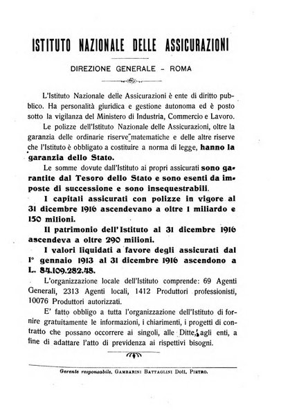 Rassegna di assicurazioni e previdenza sociale bollettino mensile della Cassa nazionale d'assicurazione per gli infortuni degli operai sul lavoro