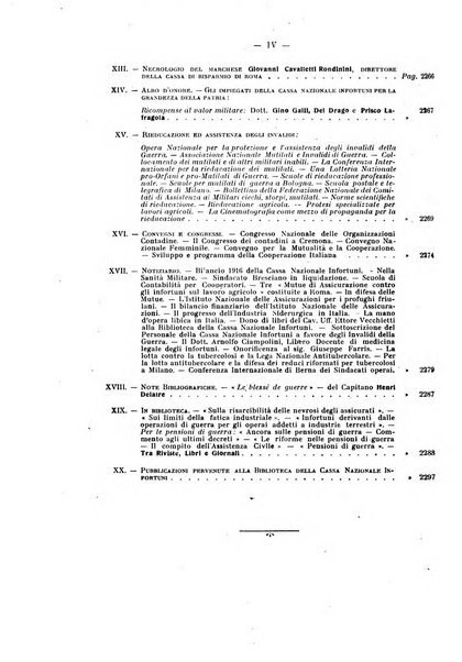 Rassegna di assicurazioni e previdenza sociale bollettino mensile della Cassa nazionale d'assicurazione per gli infortuni degli operai sul lavoro