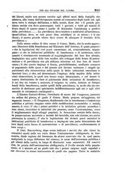 Rassegna di assicurazioni e previdenza sociale bollettino mensile della Cassa nazionale d'assicurazione per gli infortuni degli operai sul lavoro