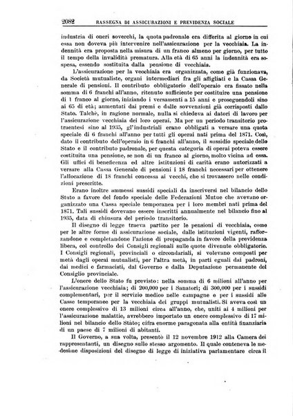 Rassegna di assicurazioni e previdenza sociale bollettino mensile della Cassa nazionale d'assicurazione per gli infortuni degli operai sul lavoro