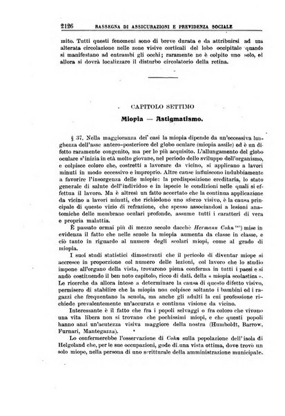 Rassegna di assicurazioni e previdenza sociale bollettino mensile della Cassa nazionale d'assicurazione per gli infortuni degli operai sul lavoro