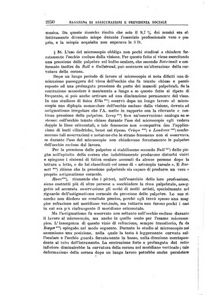 Rassegna di assicurazioni e previdenza sociale bollettino mensile della Cassa nazionale d'assicurazione per gli infortuni degli operai sul lavoro