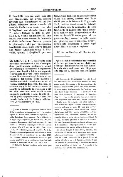 Rassegna di assicurazioni e previdenza sociale bollettino mensile della Cassa nazionale d'assicurazione per gli infortuni degli operai sul lavoro