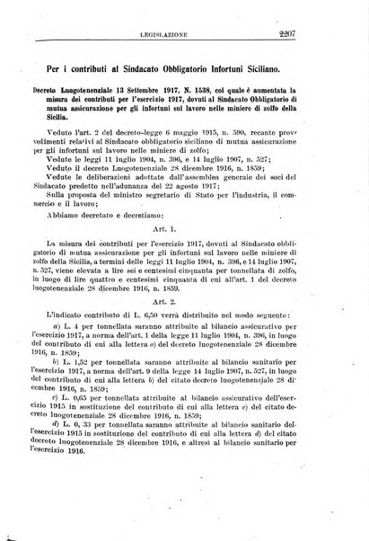 Rassegna di assicurazioni e previdenza sociale bollettino mensile della Cassa nazionale d'assicurazione per gli infortuni degli operai sul lavoro