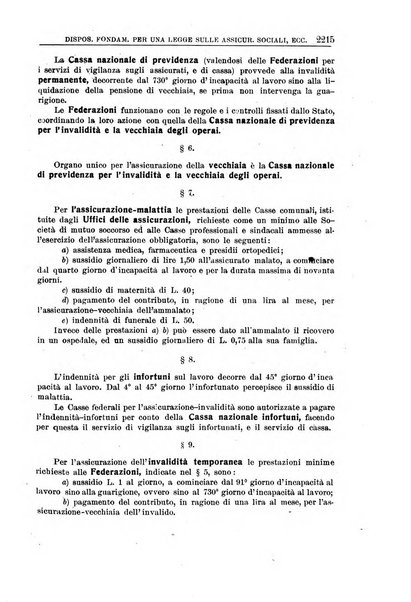 Rassegna di assicurazioni e previdenza sociale bollettino mensile della Cassa nazionale d'assicurazione per gli infortuni degli operai sul lavoro