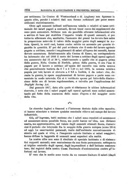 Rassegna di assicurazioni e previdenza sociale bollettino mensile della Cassa nazionale d'assicurazione per gli infortuni degli operai sul lavoro