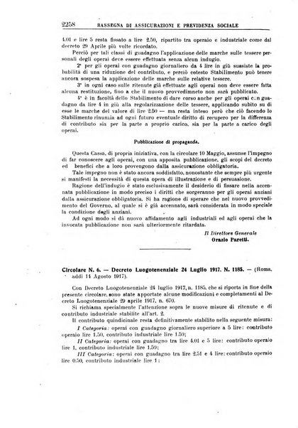 Rassegna di assicurazioni e previdenza sociale bollettino mensile della Cassa nazionale d'assicurazione per gli infortuni degli operai sul lavoro